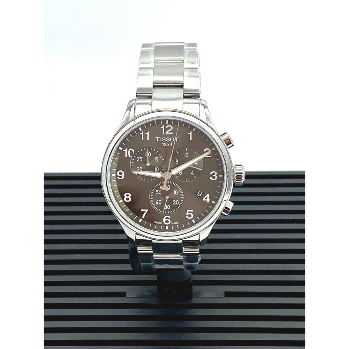 Tissot Chrono XL Classic Black Silver Men`s Watch T1166171105701