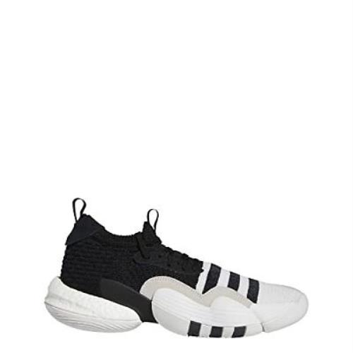 Adidas Men`s Trae Young 2 Training Shoes Black White Size 13