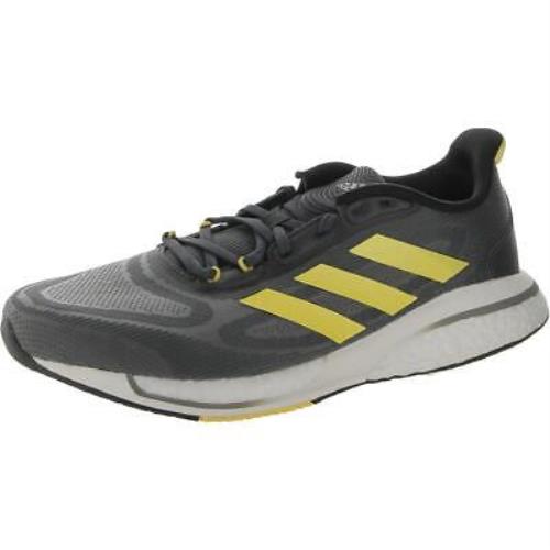 Adidas Mens Supernova + M Gray Running Shoes Sneakers 8.5 Medium D Bhfo 7150