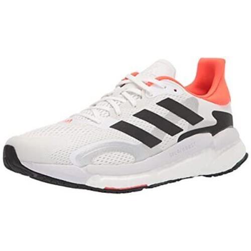 Adidas Men`s Boost 3 Trail Running Shoe White/black/solar Red 12.5