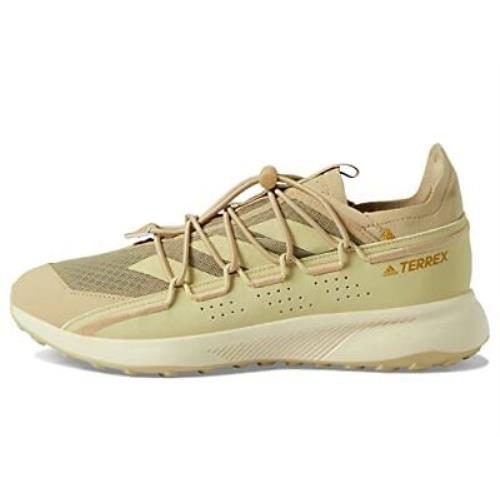 Adidas Men`s Terrex Voyager 21 Travel Hiking Shoe Beige Sandy Beige Gold 11