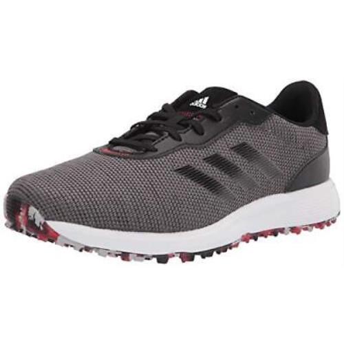 Adidas Mens Golf Shoe Grey/black/scarlet 11 US