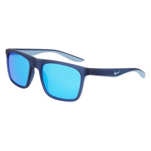 Nike Chak M DZ7373 Sunglasses Square 54mm - Frame: Matte Mystic Navy / Blue Mirrored, Lens: Blue Mirrored