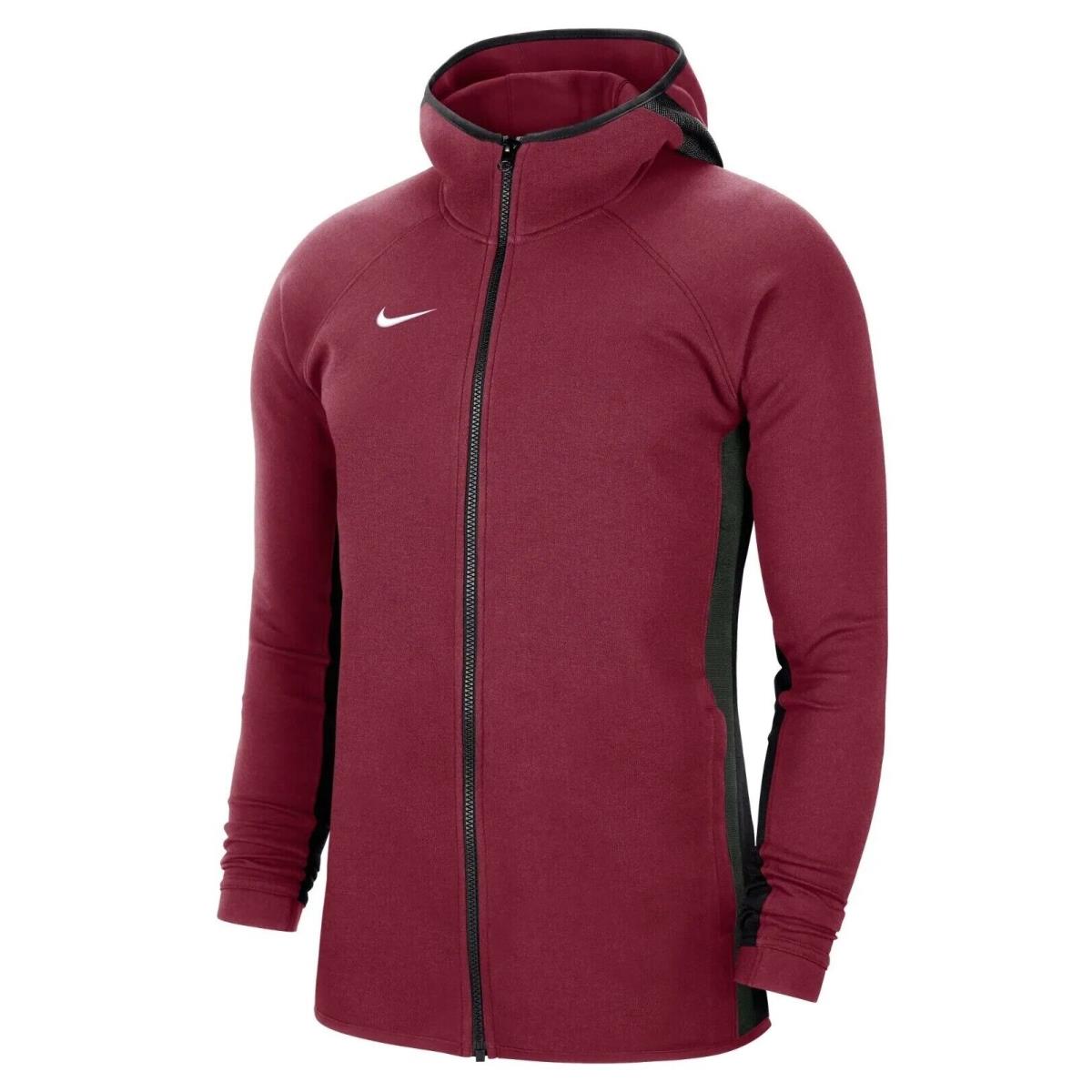 Nike Dri-fit Showtime Full Zip Cardinal Red Hoodie Jacket Mens Size S CQ0306-610