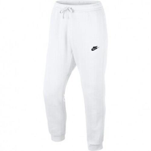 Nike Sportswear White/black Club Fleece Jogger - L