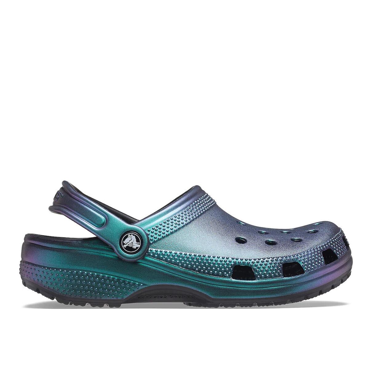Crocs Prizmatic Iconic Amazing Iridescent Clogs Sandals W 11 I Love Shoes