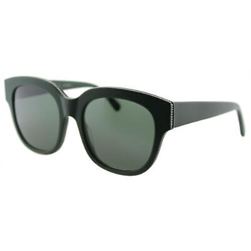 Stella Mccartney SC0007S 004 Matte Green Sunglasses Green Lens