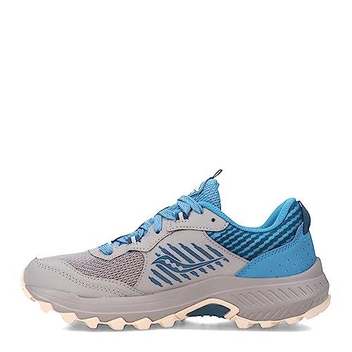 Saucony Womens Excursion Tr15 Trail Running Shoe Alloy/Topaz