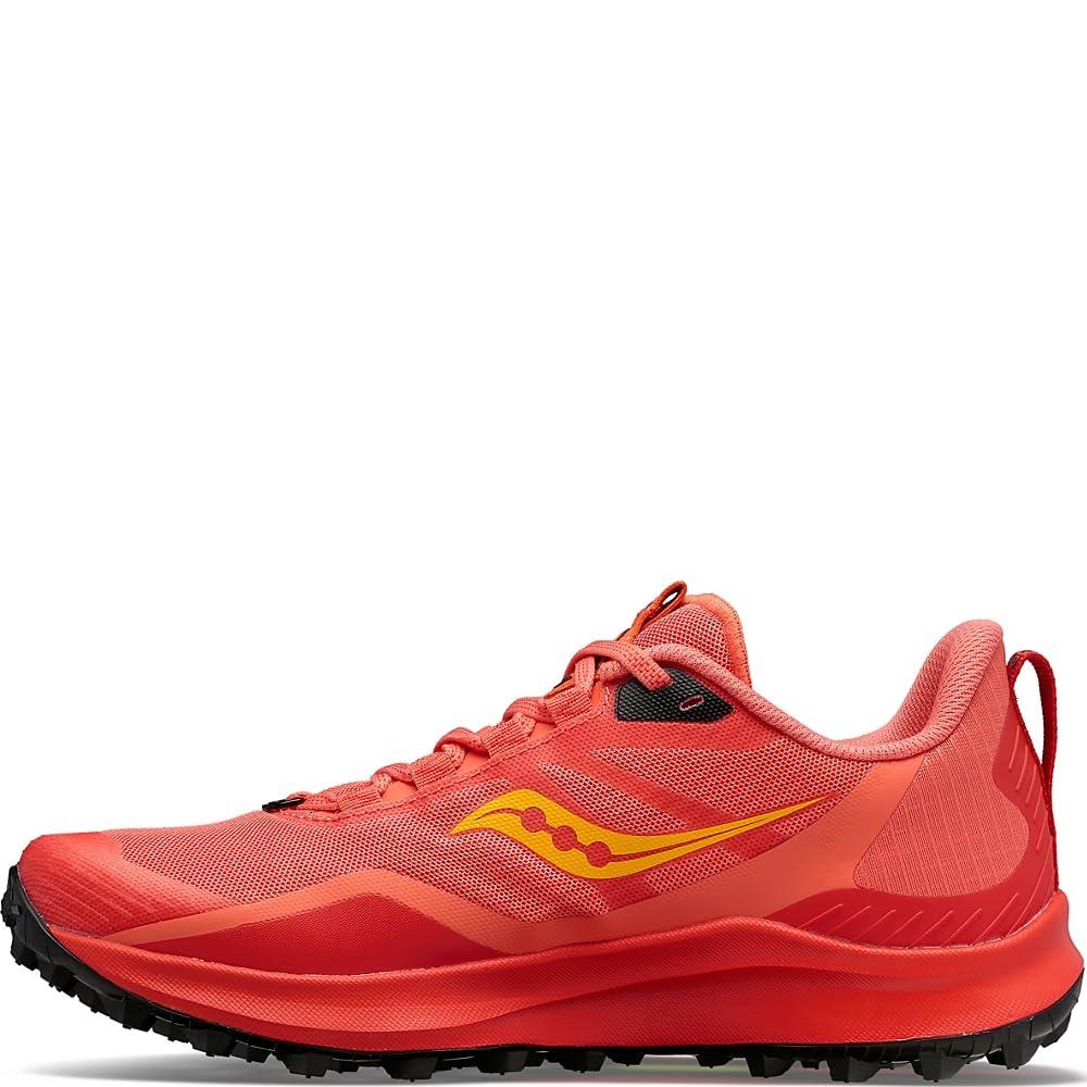 Saucony Women`s Peregrine 12 Trail Running Shoe Coral/Redrock