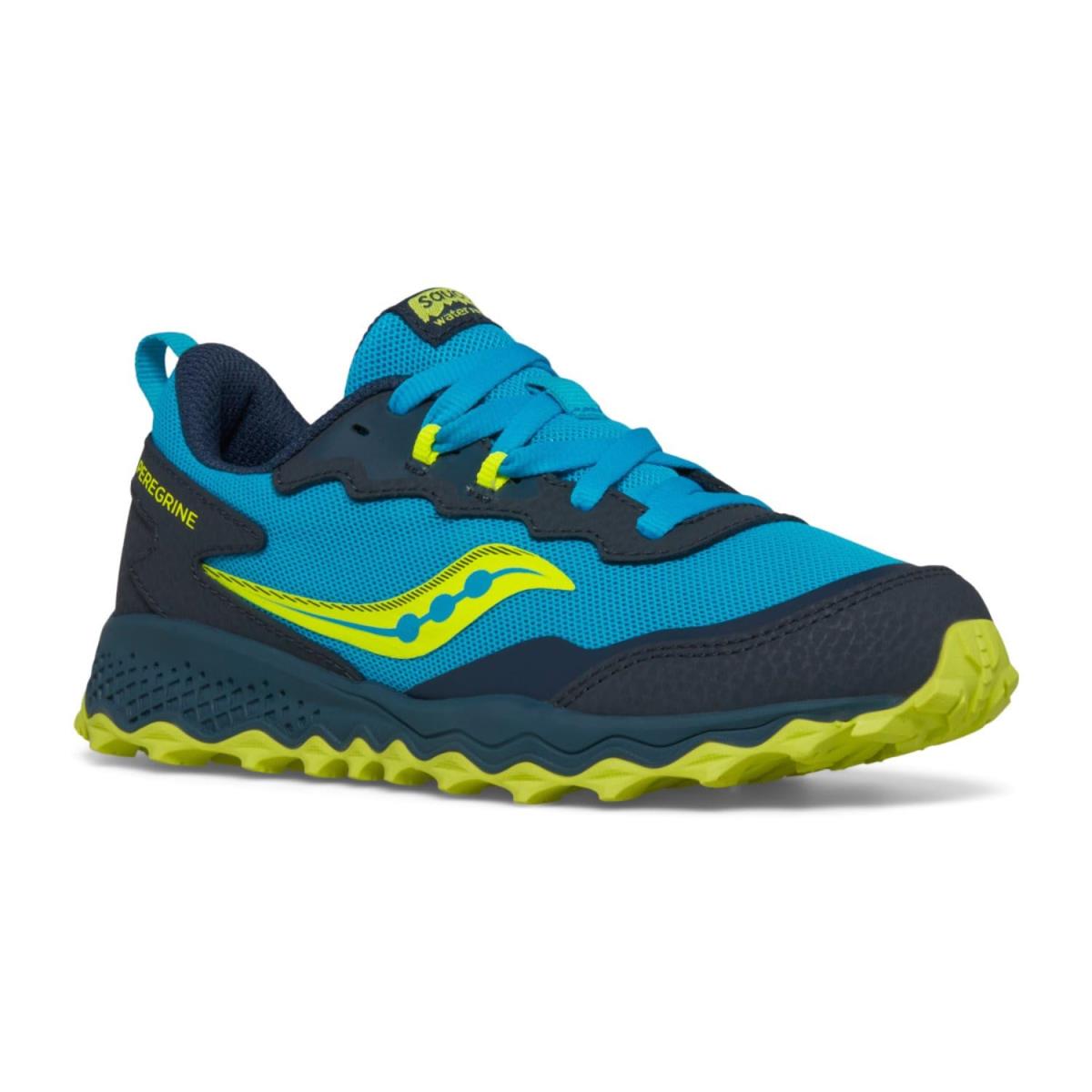 Saucony Kids Saucony Kids Peregrine Shield Kdz Sneakers Little Kid/big Kid Blue/Citron