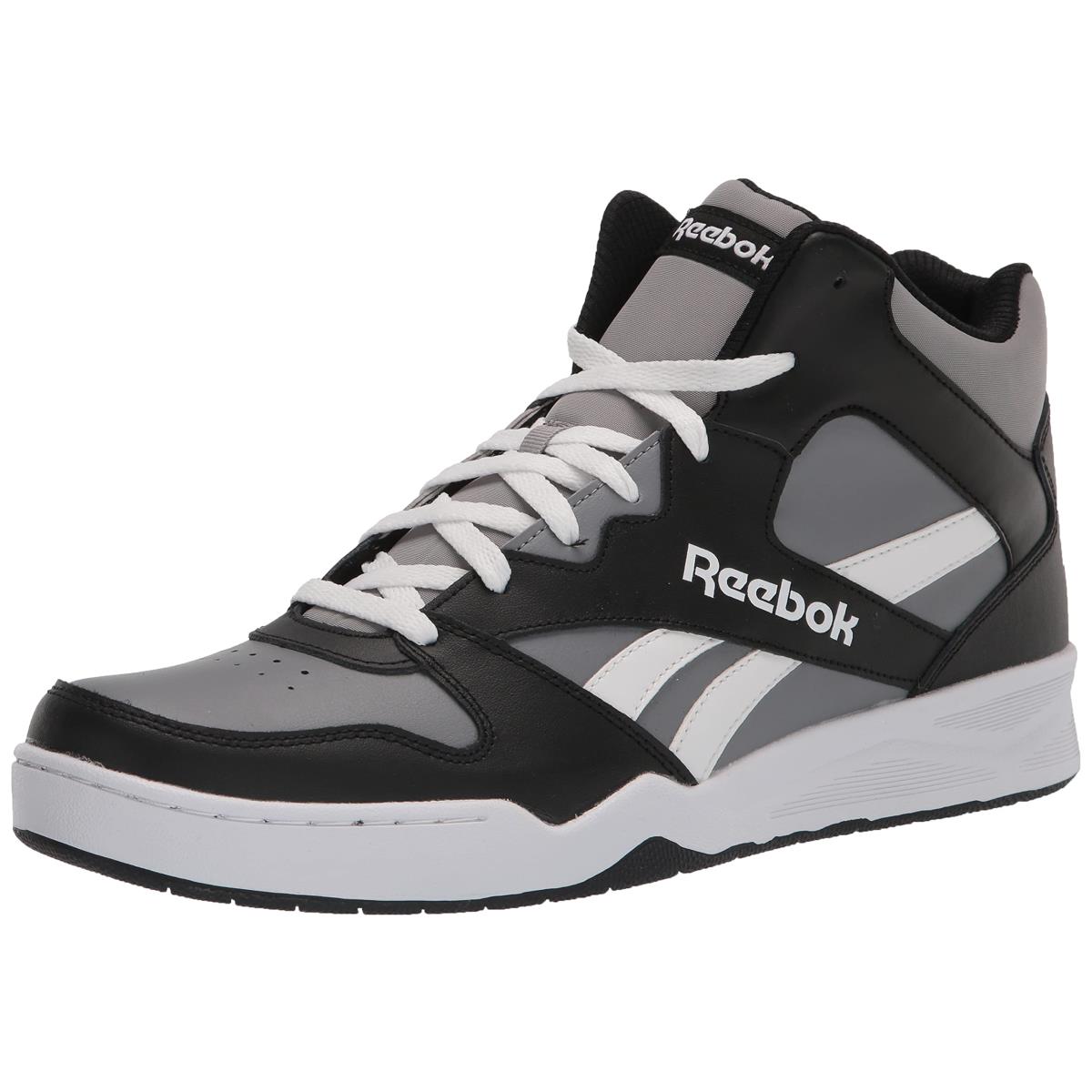 Reebok Men`s Royal Bb4500 Hi2 Sneaker Black/White/Pure Grey