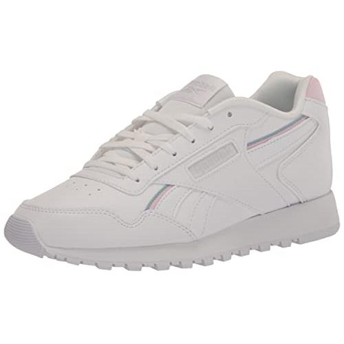 Reebok Women`s Glide Sneaker Vegan/White/Pixel Pink/Blue Pearl