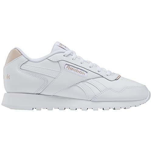 Reebok Women`s Glide Sneaker White/White/Rose Gold