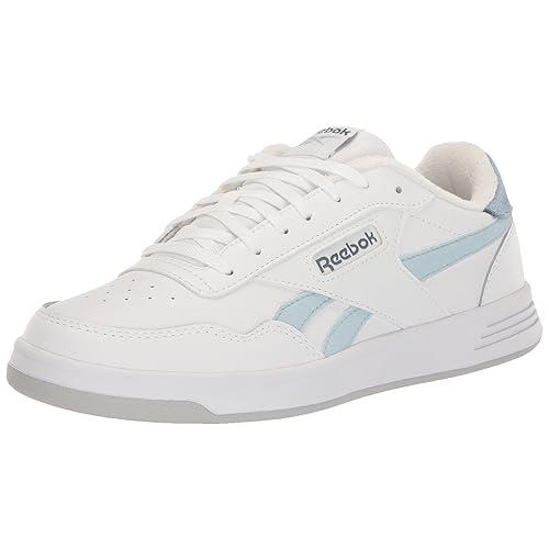 Reebok Women`s Court Advance Sneaker Footwear White/Pure Grey 3/Hoops Blue
