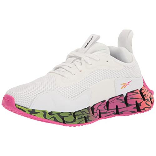 Reebok Women`s Zig Dynamica Adventure Sneaker White/Proud Pink/Acid Yellow