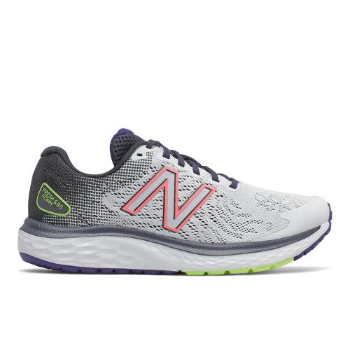 New Balance Women`s Fresh Foam 680v7 Arctic Fox/Outer Space/Paradise Pink/Bleached Lime