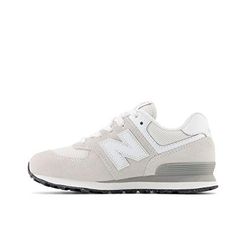 New Balance Kids` 574 V1 Lifestyle Sneaker Nimbus Cloud/White