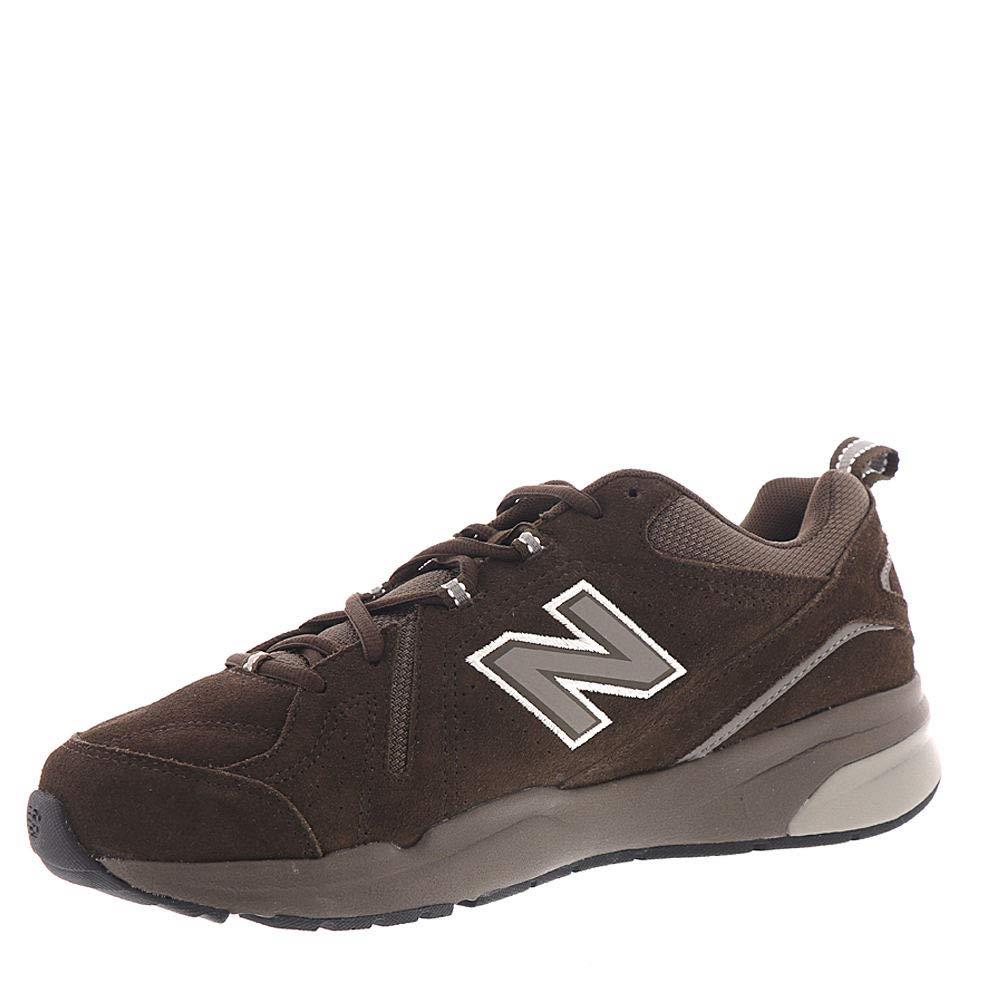 New Balance Men`s 608 V5 Casual Comfort Cross Trai Chocolate Brown/White