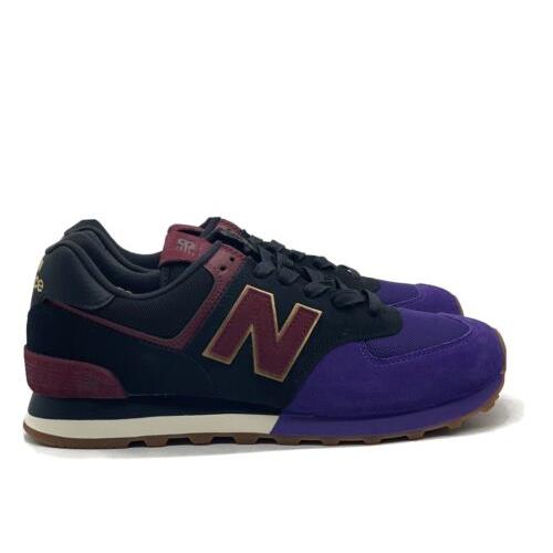 New Balance 574 Bhm Mens Size 9 Running Shoe Black White Ltd Trainer Sneaker New