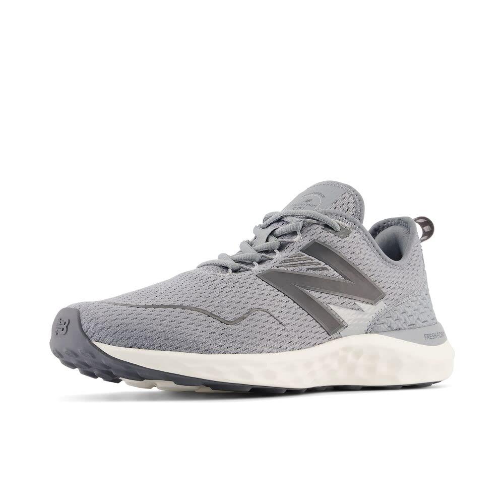 New Balance Men`s Fresh Foam Sport V1 Running Shoe Steel Gray/White