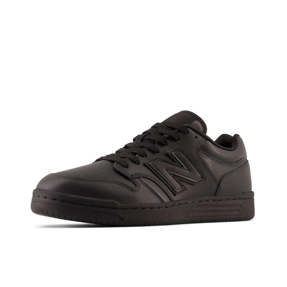New Balance Unisex-adult BB480 V1 Court Sneaker Black/Black/Black