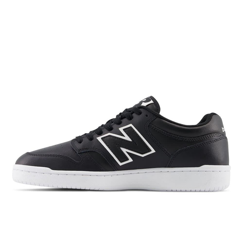 New Balance Unisex-adult BB480 V1 Court Sneaker Black/White