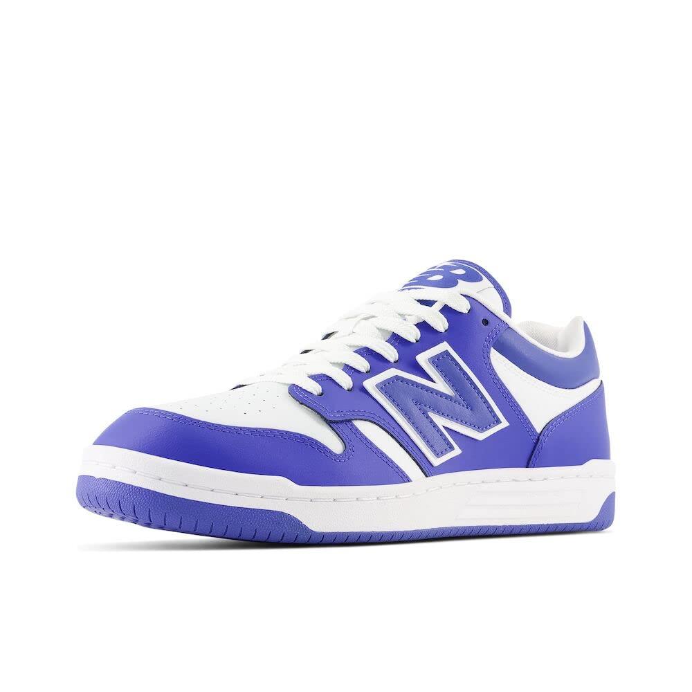 New Balance Unisex-adult BB480 V1 Court Sneaker White/Marine Blue