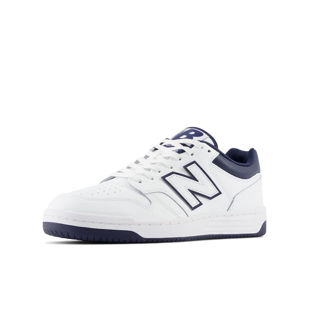 New Balance Unisex-adult BB480 V1 Court Sneaker White/Navy