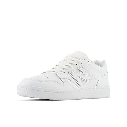 New Balance Unisex-adult BB480 V1 Court Sneaker White/White/White
