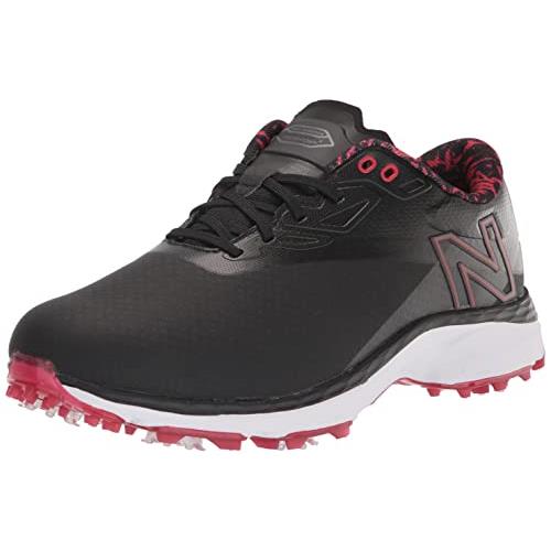 New Balance Men`s Fresh Foam X Defender Golf Shoe Black/Red