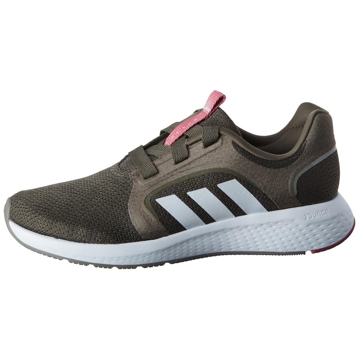 Adidas Women`s Edge Lux 5 Running Shoe Olive Strata/White/Pink Strata
