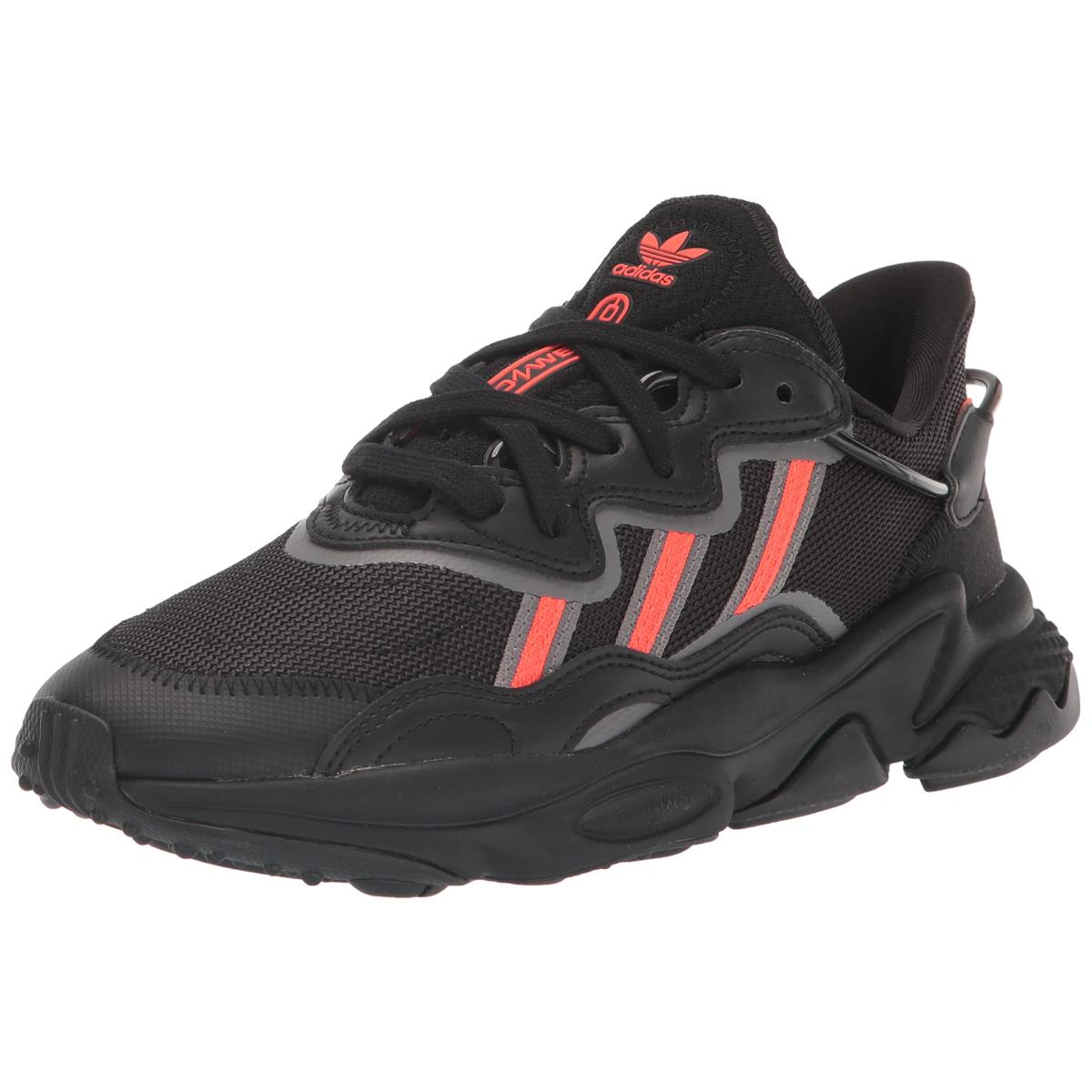 Adidas Unisex-child Ozweego Sneaker Black/Solar Red/Grey