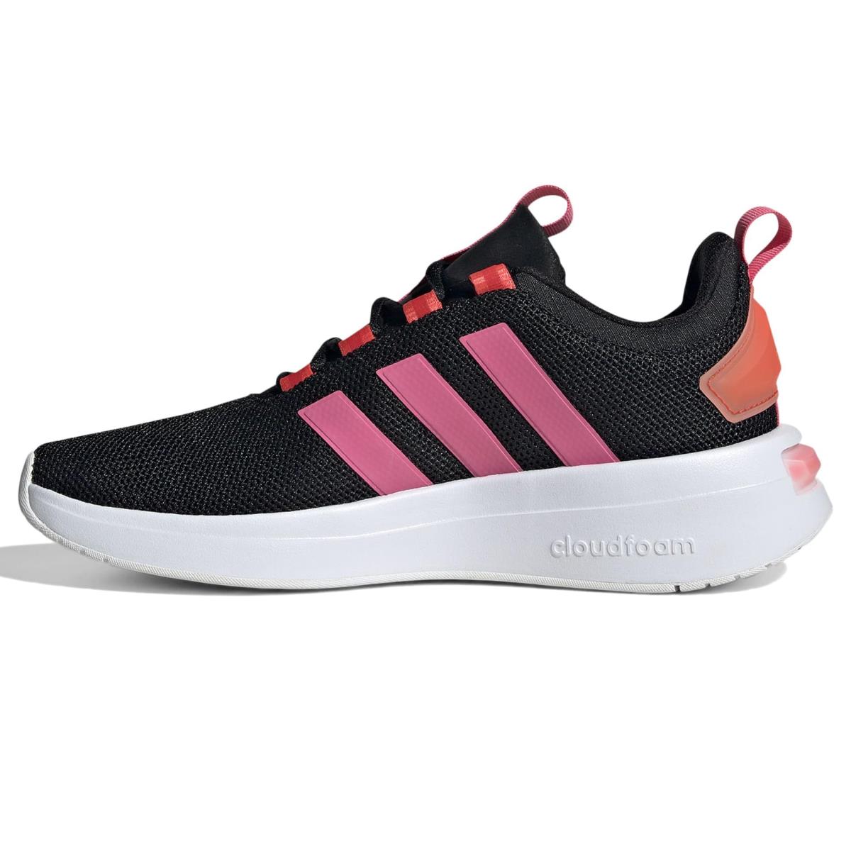 Adidas Women`s Racer Tr23 Shoes Sneaker Black/Pink Fusion/Shadow Red