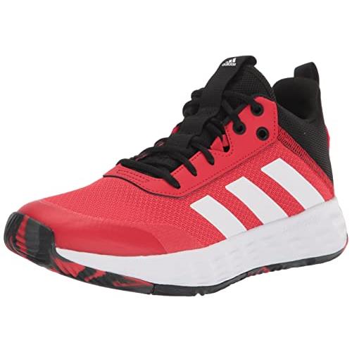 Adidas Men`s Ownthegame Basketball Shoe Vivid Red/White/Core Black