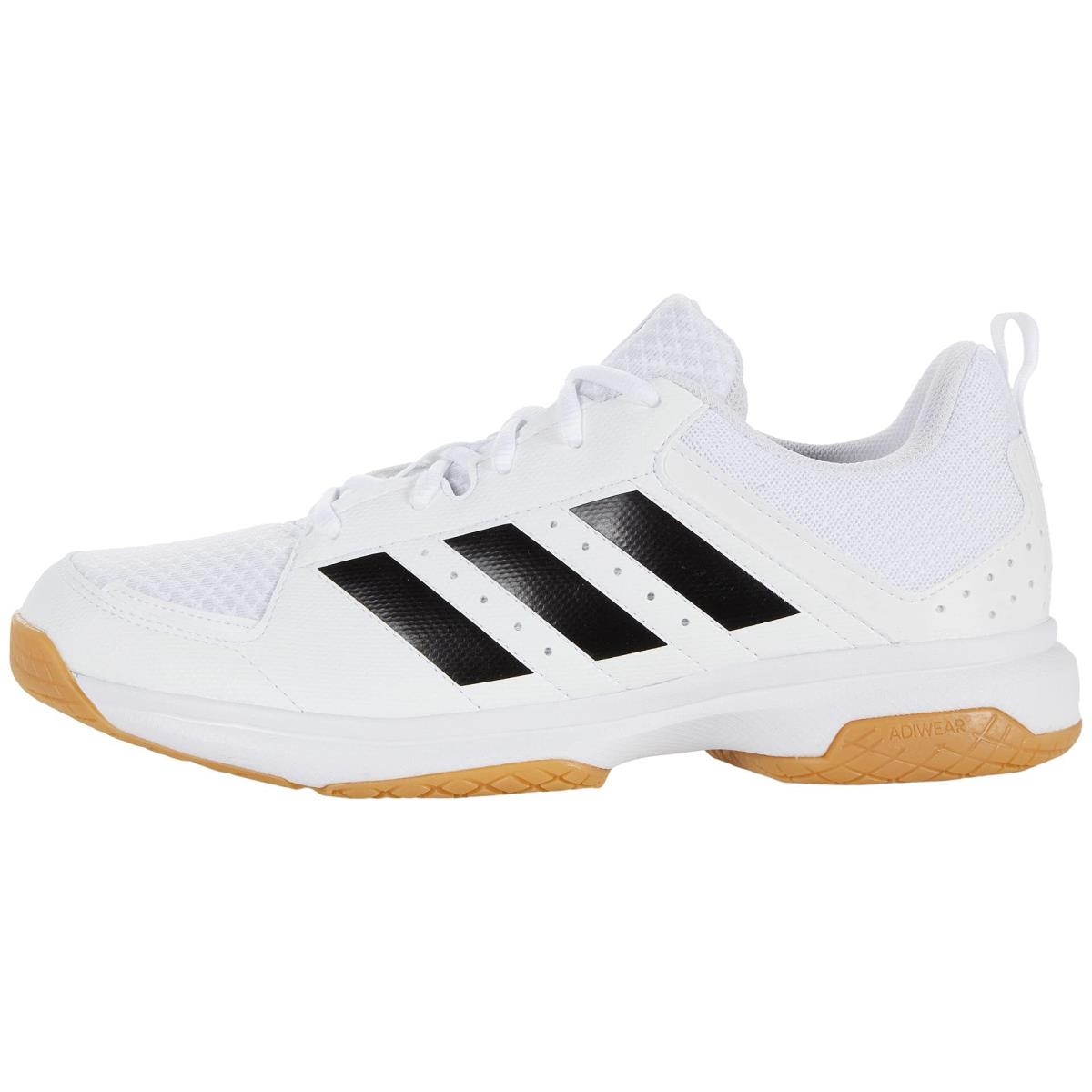 Adidas Women`s Ligra 7 Indoor Court Shoe White/Black/White