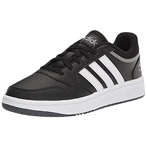 Adidas Men`s Hoops 3.0 Basketball Shoe Core Black/Grey Six/Grey Three