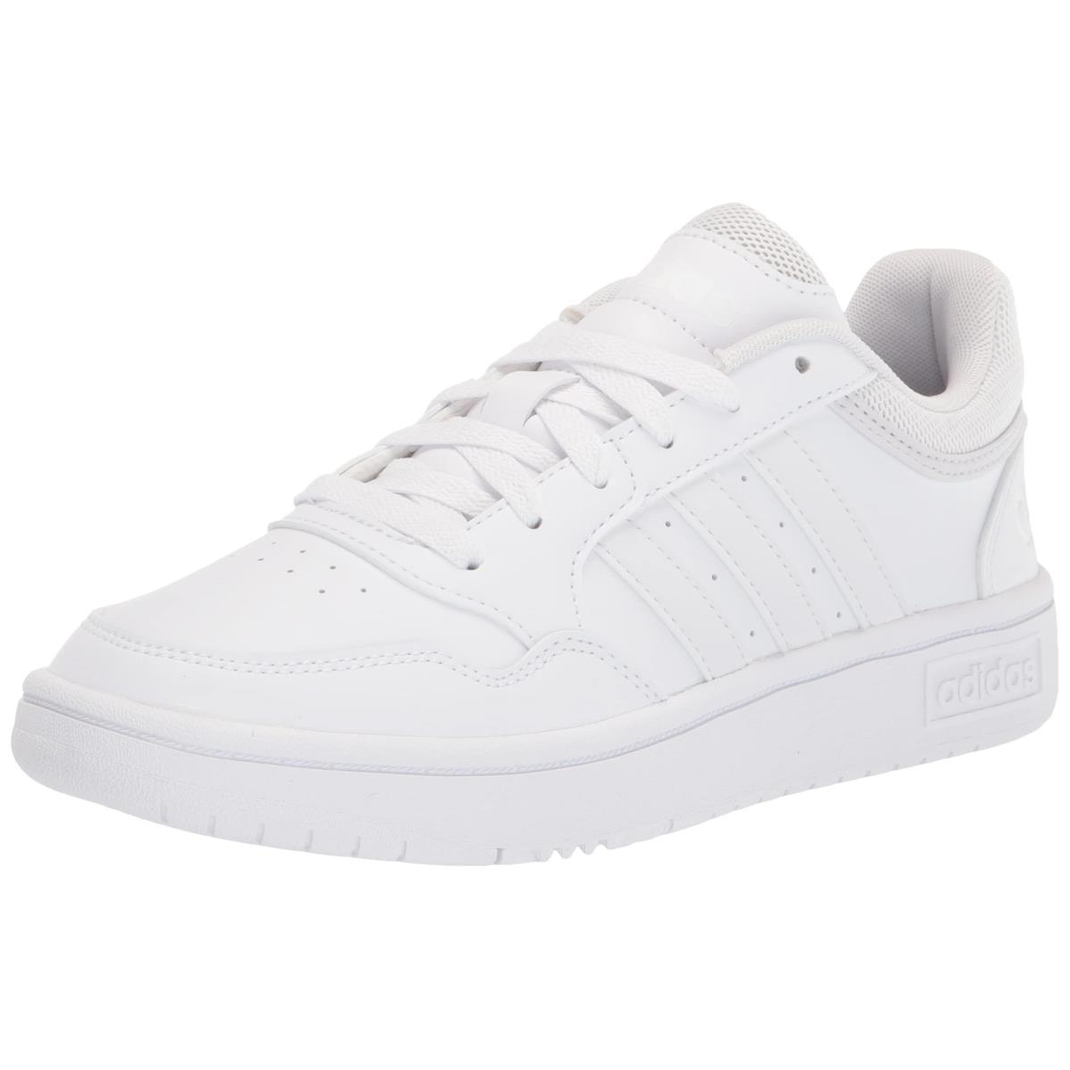 Adidas Men`s Hoops 3.0 Basketball Shoe White/White/Dash Grey