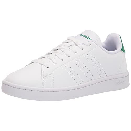 Adidas Men`s Advantage Sneakers White/White/Green