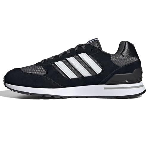 Adidas Men`s Run 80s Sneaker Black/White/Grey