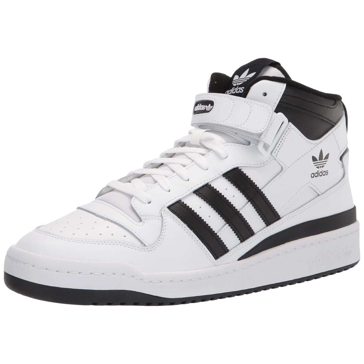 Adidas Men`s Forum Mid Sneaker White/Black/White