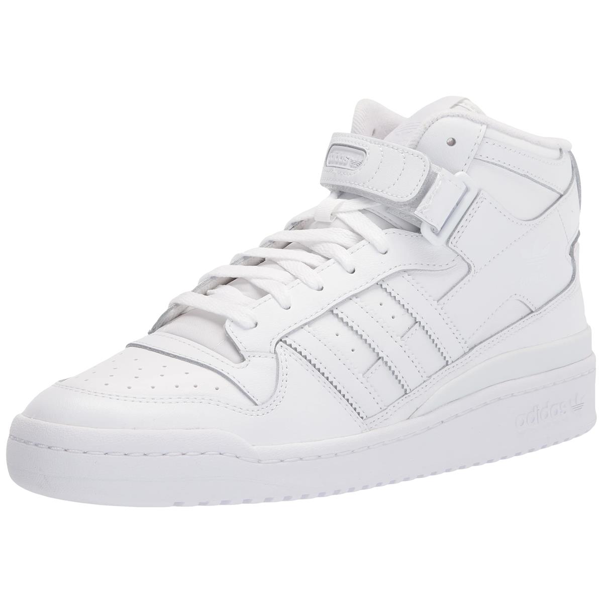 Adidas Men`s Forum Mid Sneaker White/White/White