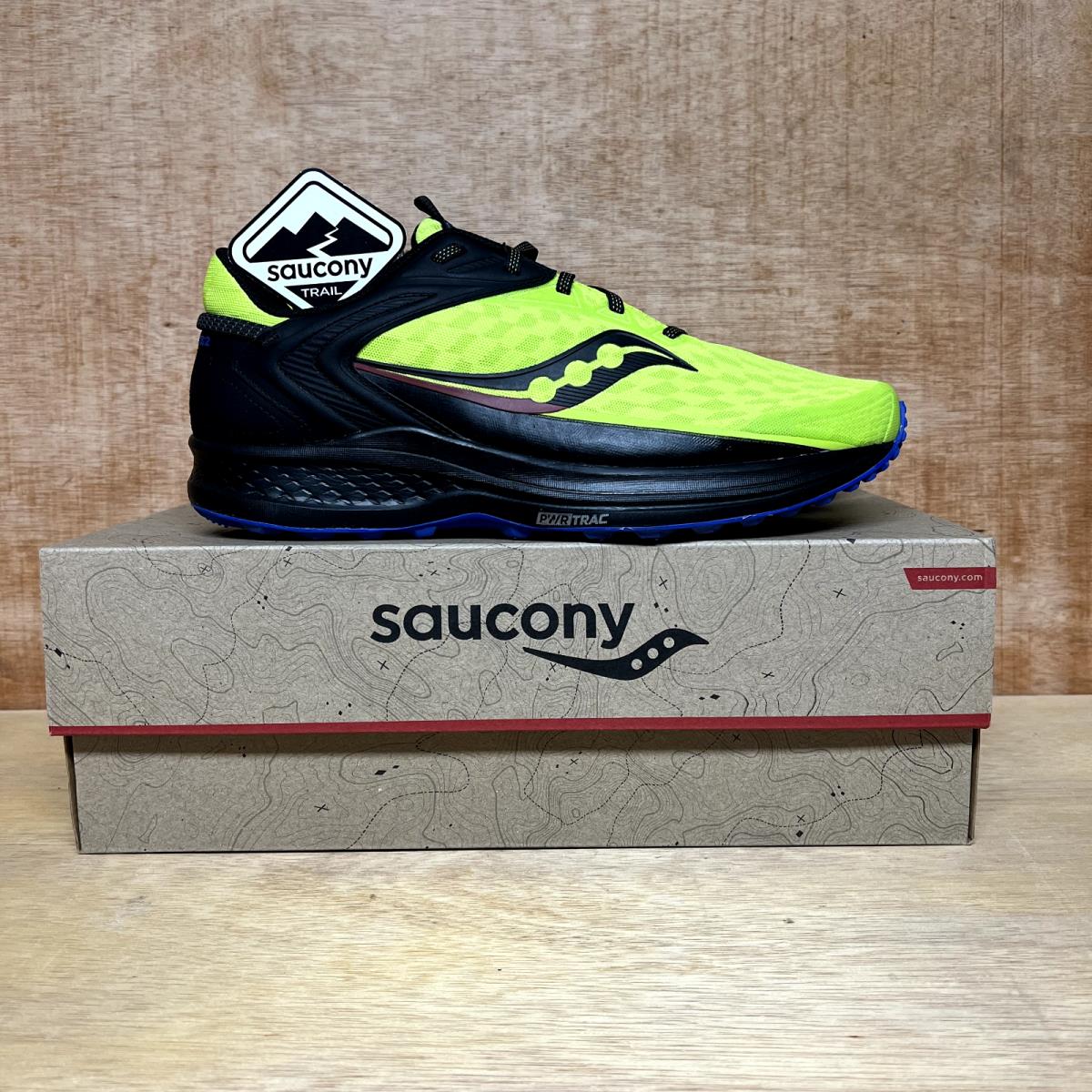 Saucony Canyon TR 2 Acid Green Blue Raz Shoes Sneakers S20666-25 Men Size 11