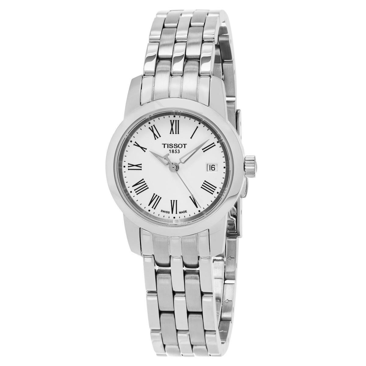 Tissot T033.210.11.013.00 White Dial Stainless Steel Quartz Women`s Watch