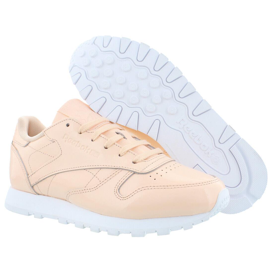 Reebok Classic Leather Patent Womens Shoes Size 7.5 Color: Coral - Pink, Main: Pink