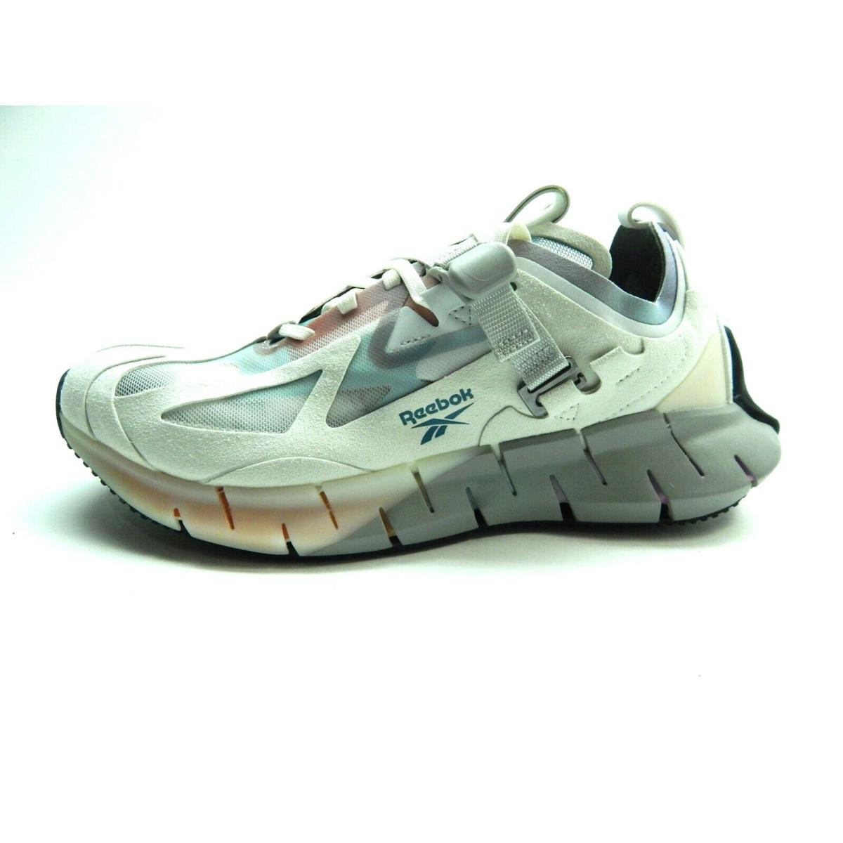 Reebok Men`s Zig Kinetica Sansto White Concept EG7477 Shoes Size 8