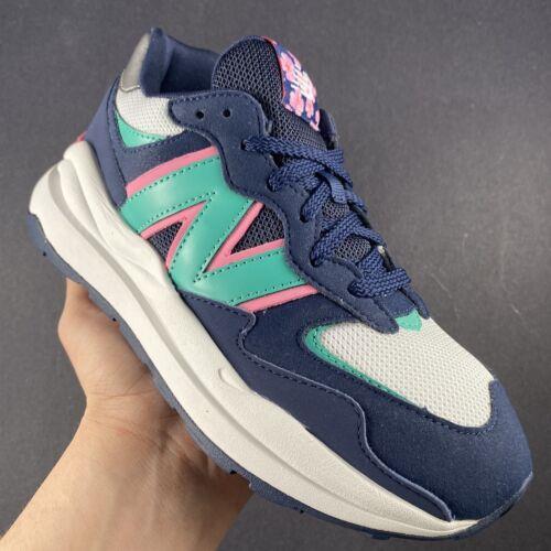 Youth Size 5 - New Balance 5740 Blue/teal/pink Casual Shoes - GC5740TO