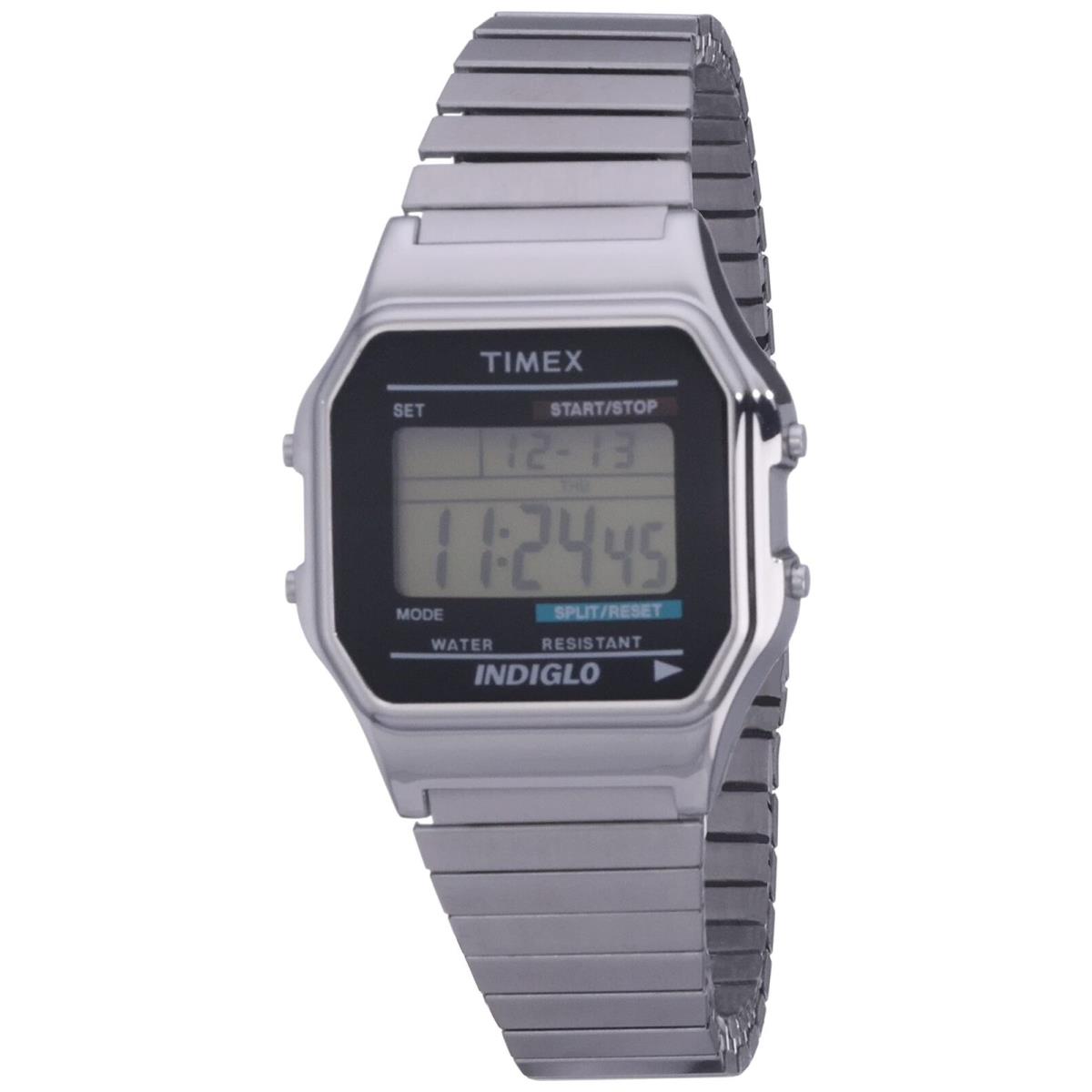 Timex Men`s T78677 Classic Digital Goldtone Stainless Steel