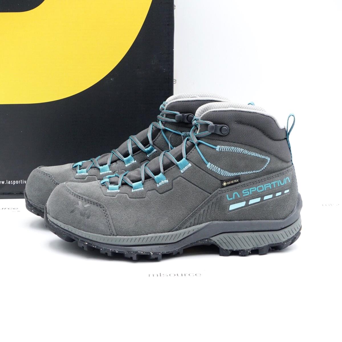 Size 7 Women`s La Sportiva TX Hike Mid Leather Gtx Waterproof Hiking Shoes Grey