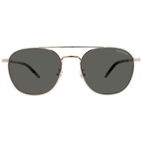 Montblanc Grey Pilot Men`s Sunglasses MB0271S 006 56 MB0271S 006 56