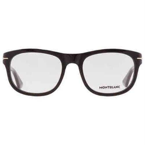 Montblanc Demo Square Men`s Eyeglasses MB0306O 001 53 MB0306O 001 53